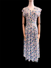 Charger l&#39;image dans la galerie, &quot; Champêtre &quot; . robe années 40. Taille S
