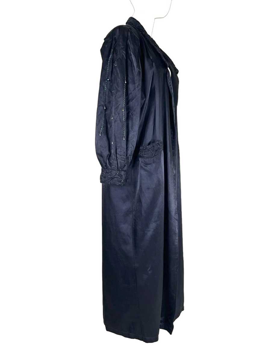 Manteau Long De Soirée Chatoyant Couleur Bordeaux - Taille L, Occasion Très Bon état