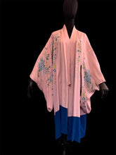 Charger l&#39;image dans la galerie, &quot; Chrysanthème &quot;. Kimono Japonais années 40
