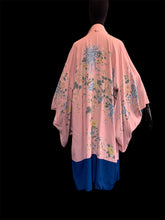 Charger l&#39;image dans la galerie, &quot; Chrysanthème &quot;. Kimono Japonais années 40
