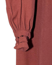 Charger l'image dans la galerie, " Brown Orange ". Robe années 40. Taille M-L