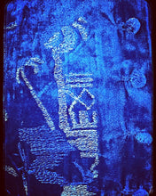Charger l&#39;image dans la galerie, Bleu brodé de lamé
