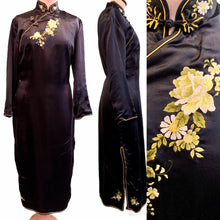 Charger l&#39;image dans la galerie, &quot;Qipao&quot; Robe chinoise des années 40.Taille S/M
