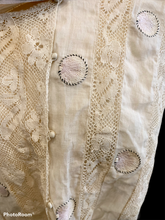 Upload image to gallery, &quot;Lilac&quot; Cotton and lace blouse from the 20s. Size S
