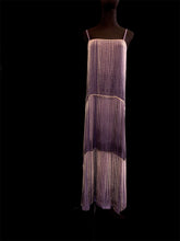 Charger l&#39;image dans la galerie, &quot; Améthyste &quot; Robe perlée années 20. Taille S
