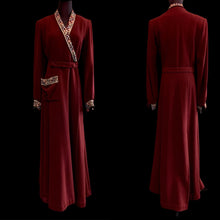 Upload image to gallery, &quot;Plum&quot; Coat from the 30s. Size S / M
