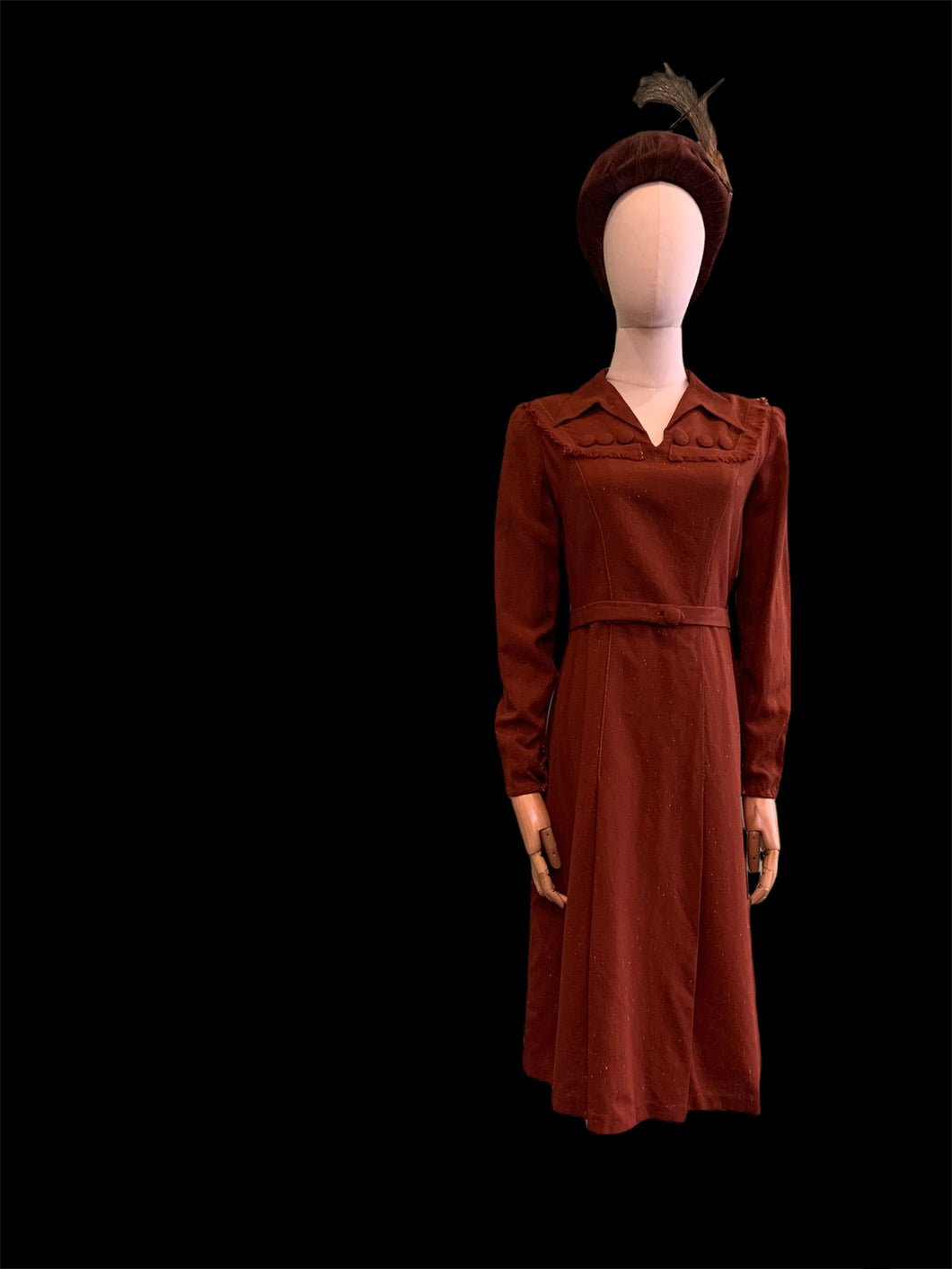 Robe années 40. Taille S.